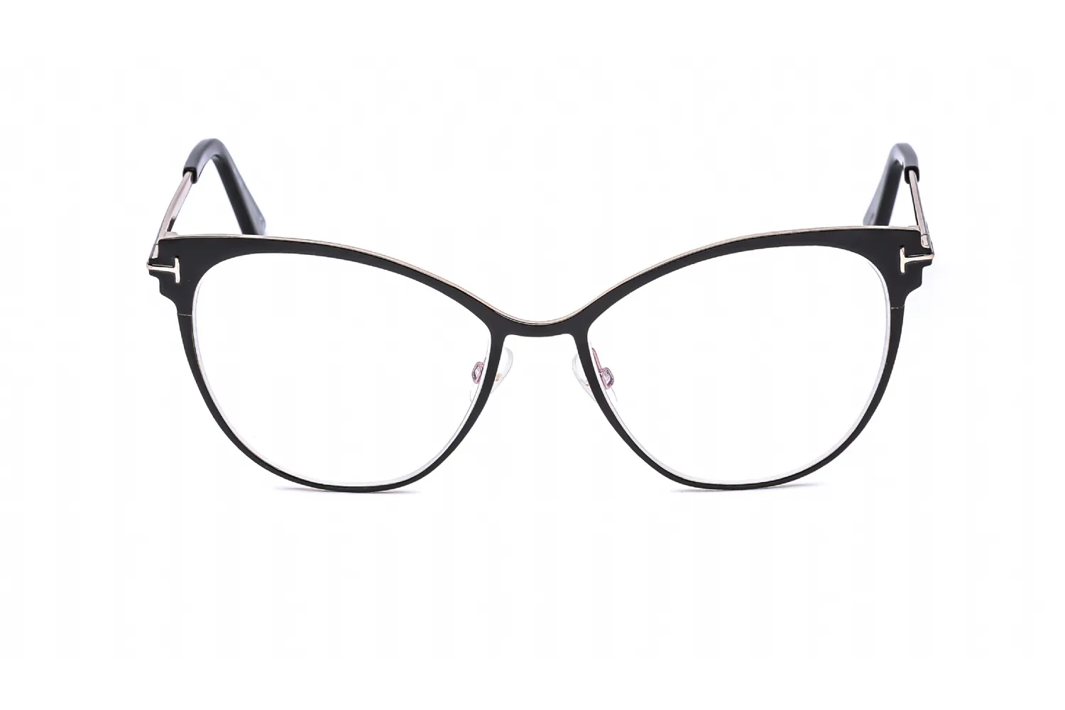 Tom Ford FT5530-B 001 Eyeglasses Black 54mm Women 2