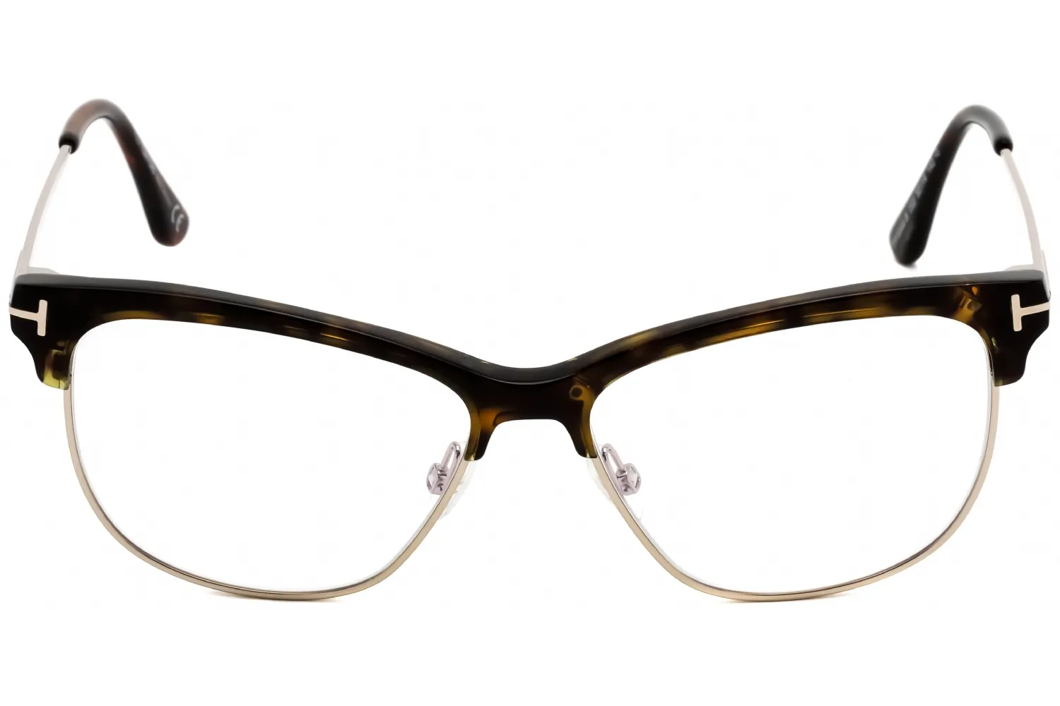 Tom Ford FT5546-B 052 Eyeglasses Shiny Dark Havana 52mm Women 2