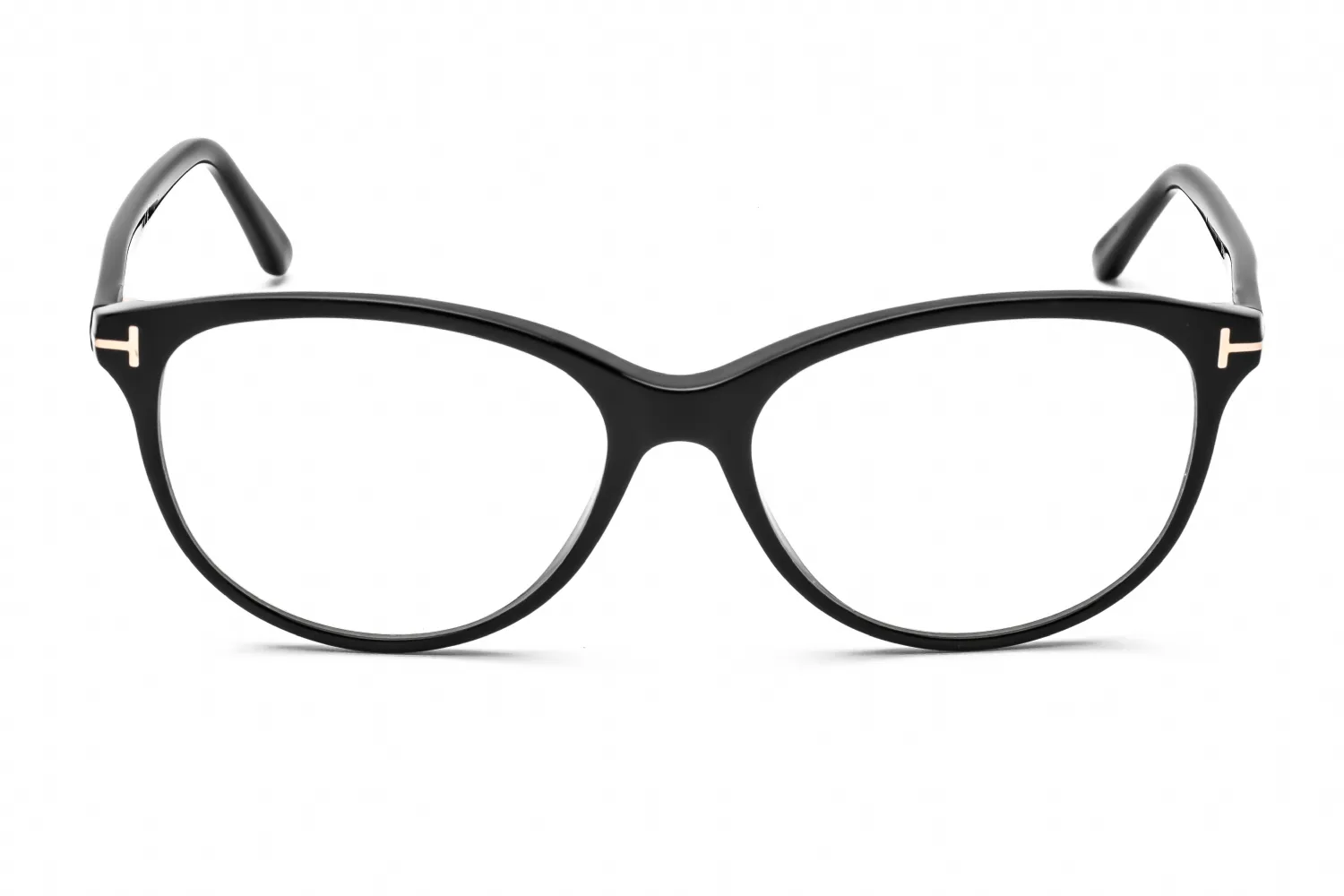 Tom Ford FT5544-B 001 Eyeglasses Shiny Black 53mm Women 2