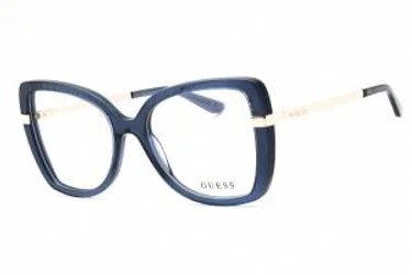 Guess GU50245 90 Eyeglasses Shiny Blue