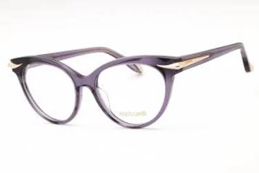 Roberto Cavalli VRC018M 0916 Eyeglasses Transparent Violet 54mm