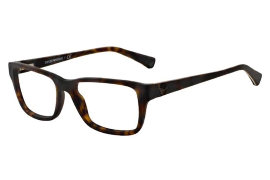 Emporio Armani EA3057 5026 Eyeglasses Brown 54mm Unisex
