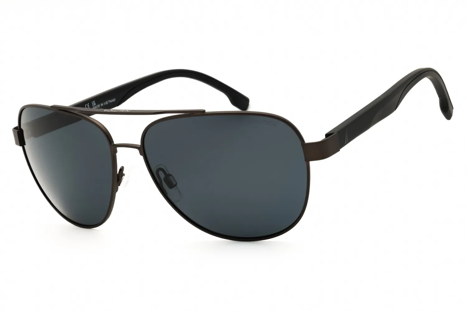 Nautica N107SP 030 Sunglasses Matte Gunmetal 60mm Men
