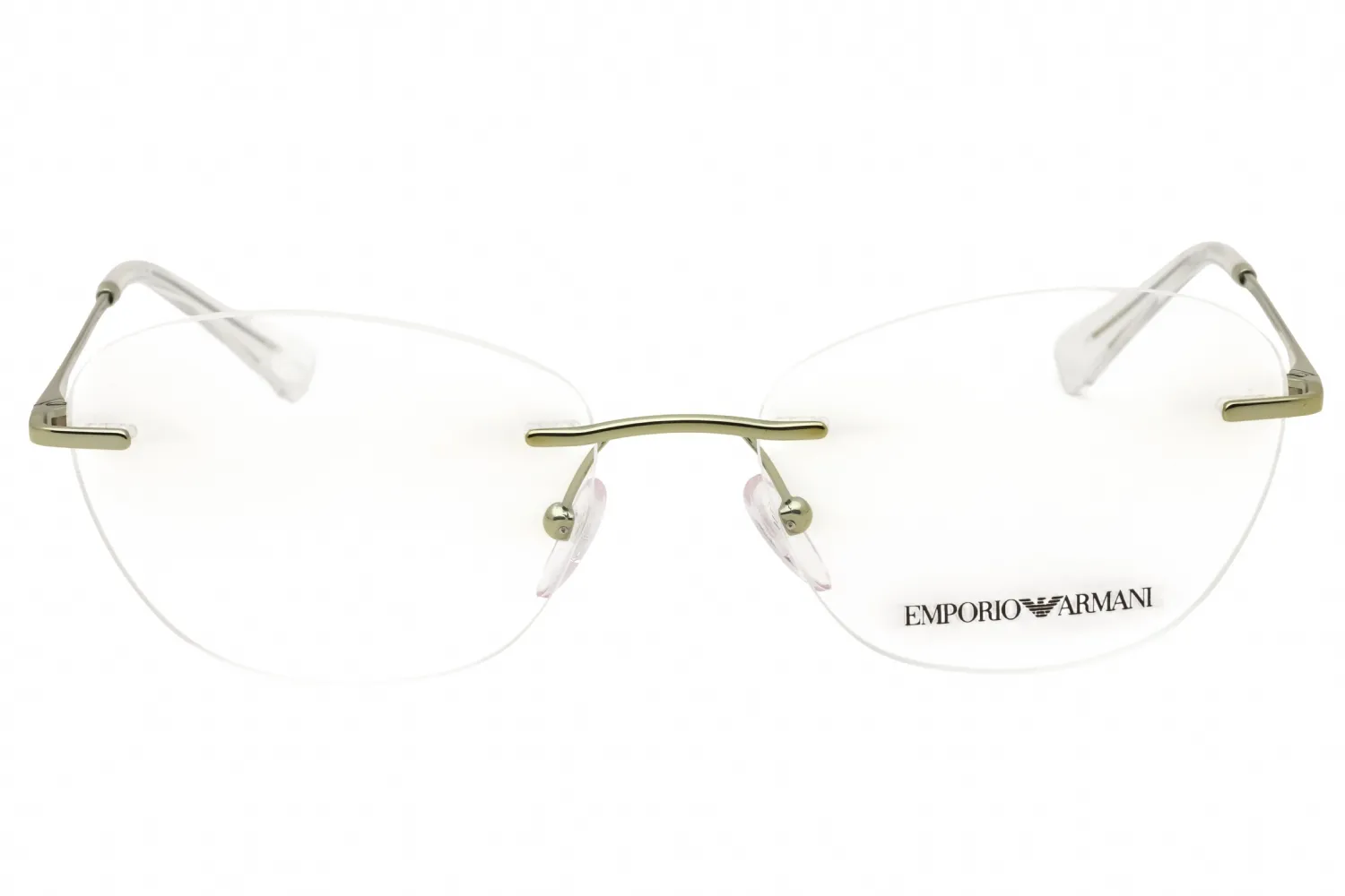 Emporio Armani 0EA1167 3389 Eyeglasses Shiny Metallic Green 55mm Women 2