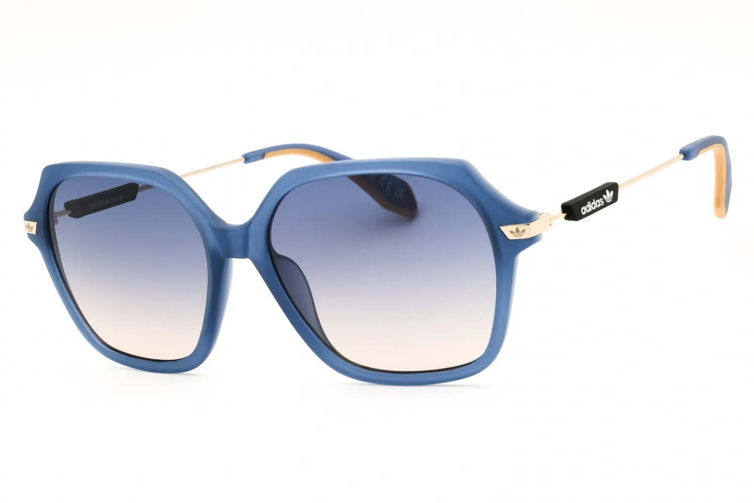 Adidas OR0082 91W Sunglasses Matte Blue 55mm Women