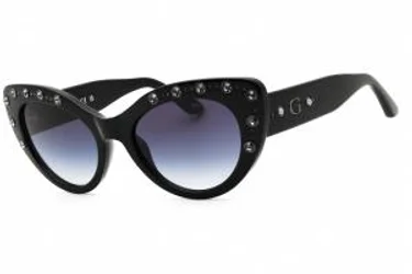 Guess GU00163 01B Sunglasses Shiny Black 54mm