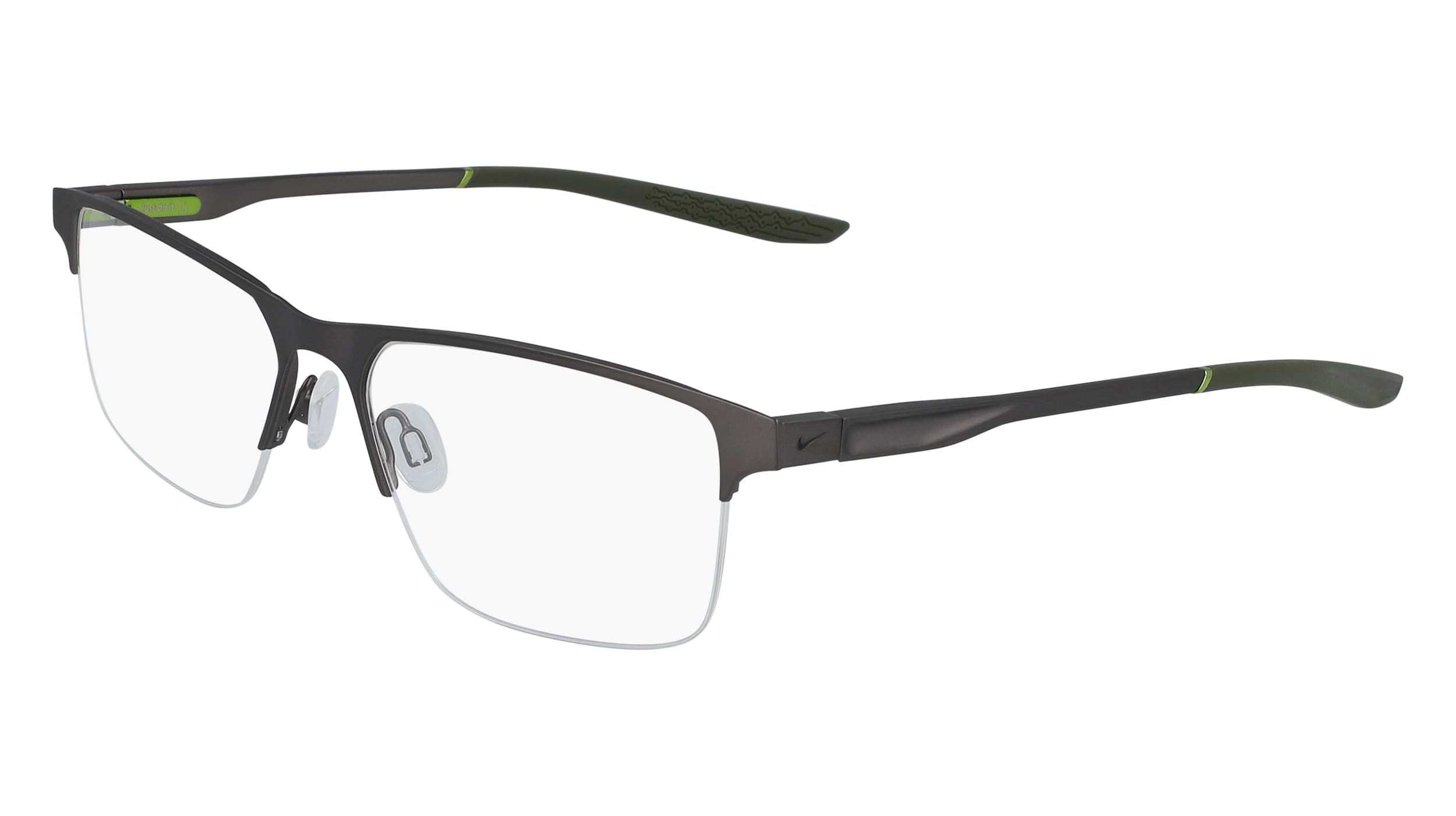 Nike 8045 076 Eyeglasses Brushed Gunmetal 57mm Men