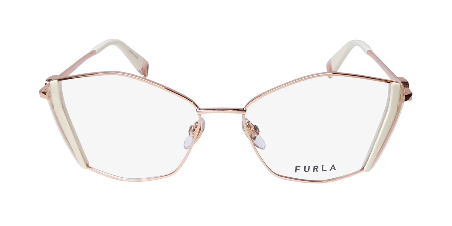 Furla Vfu770v 8fcy Eyeglasses Rose Gold 53mm 3