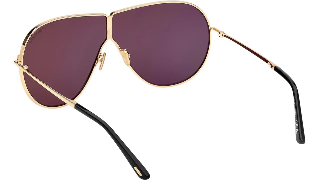 Tom Ford FT1158 30A Sunglasses Shiny Deep Gold 71mm Men 3