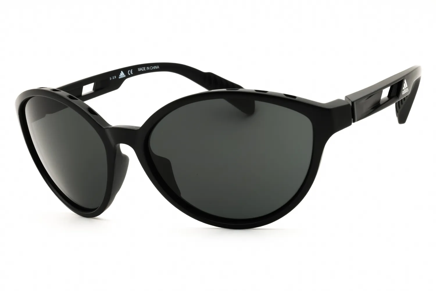Adidas SP0012 01A Sunglasses Shiny Black 61mm Women