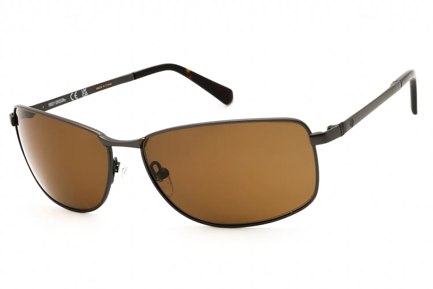 Harley Davidson HD0968X 09H Sunglasses Matte Gunmetal 62mm Men