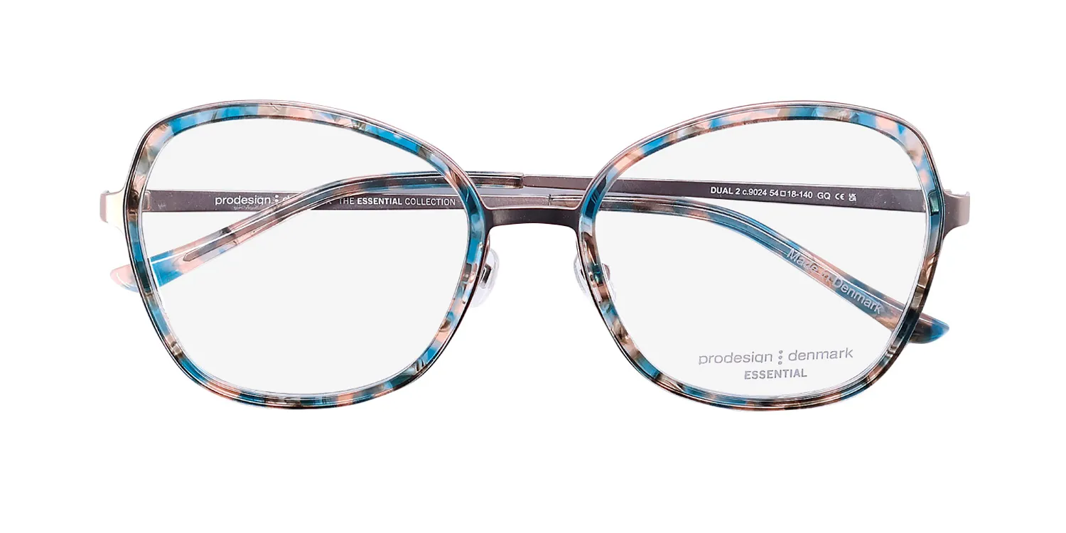 ProDesign Denmark Dual 2 9024 Eyeglasses Brown 54mm Women 2