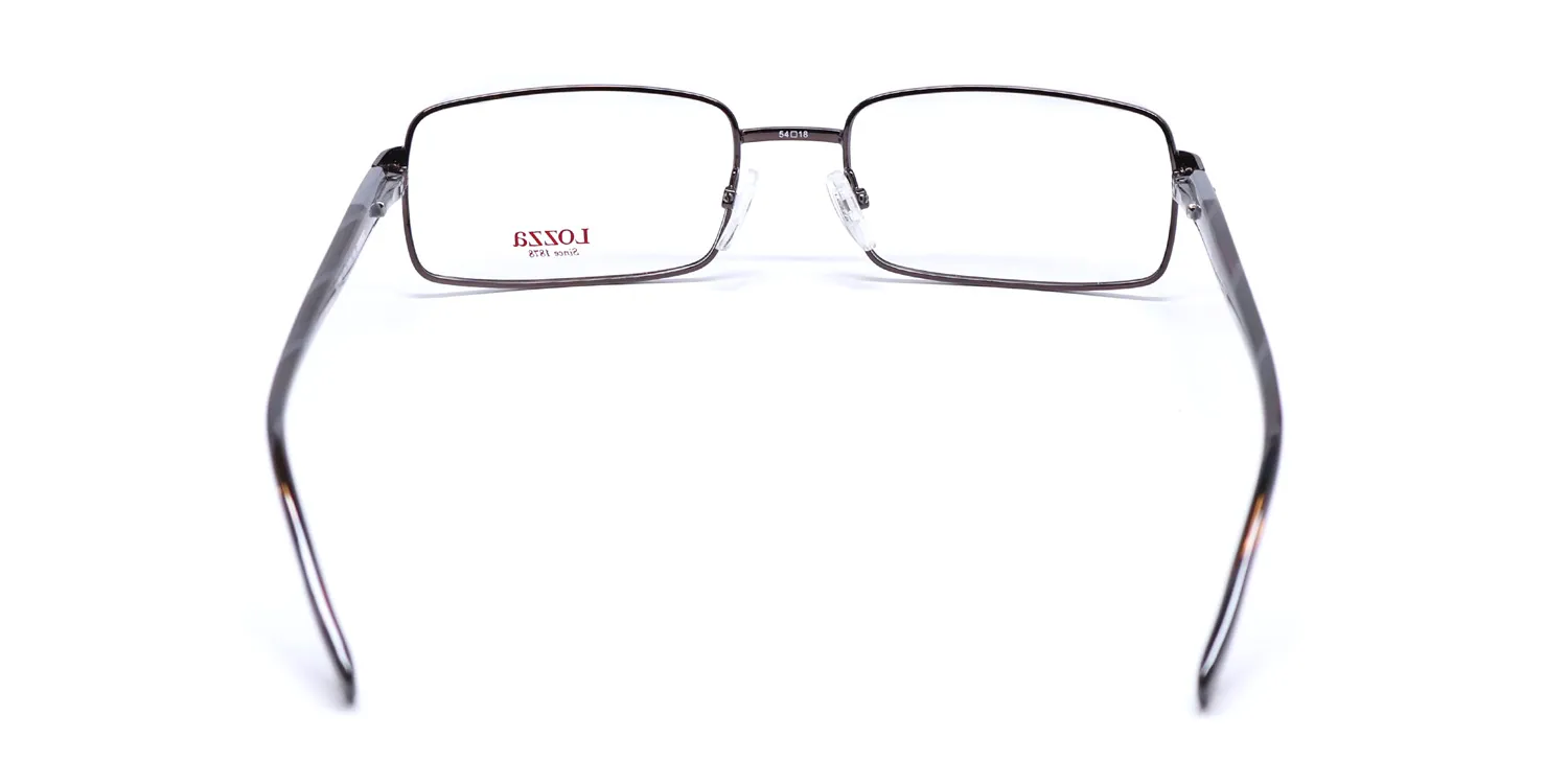 Lozza Vl2061 Gothic 0k05 Eyeglasses Brown 54mm 5