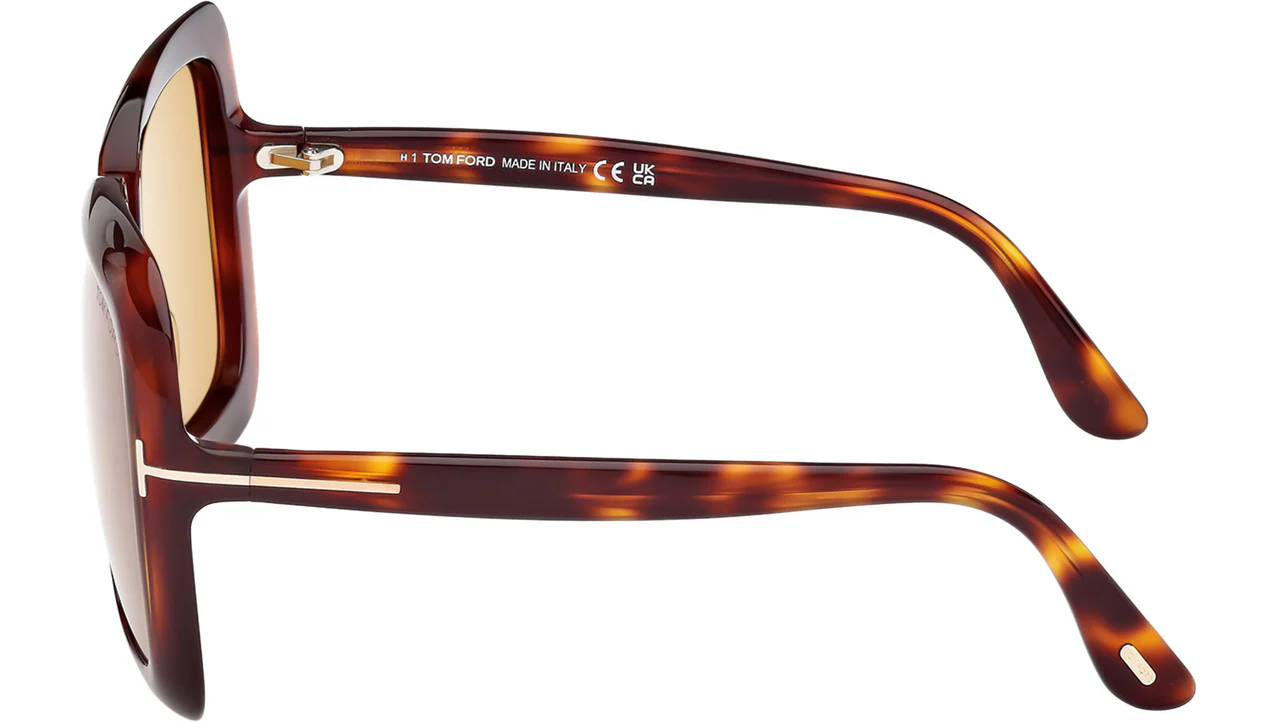 Tom Ford FT1156 52E Sunglasses Dark Havana 59mm Women 4