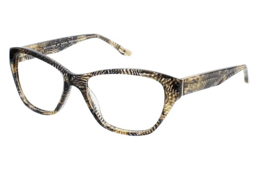 BCBGMAXAZRIA MARTINA Eyeglasses Brown Multi 54mm Women