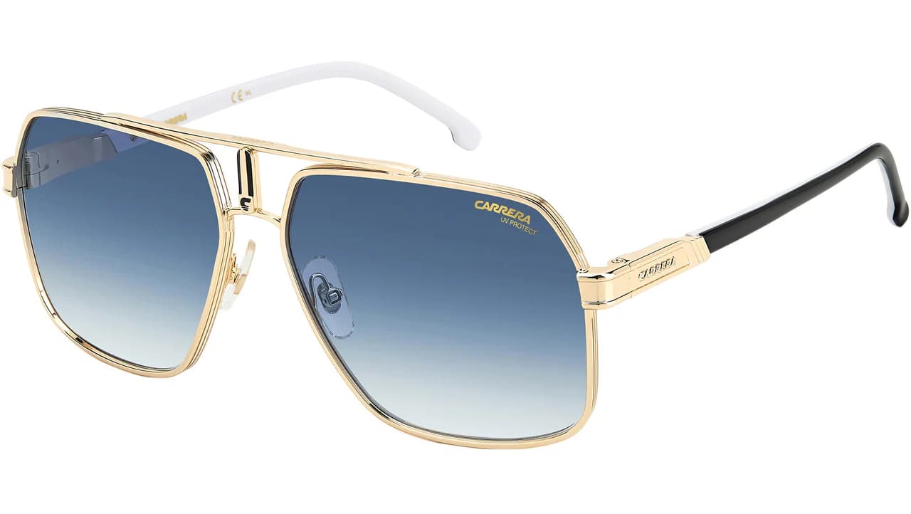 Carrera 1055/S 0J5G Sunglasses Light Gold 62mm Men