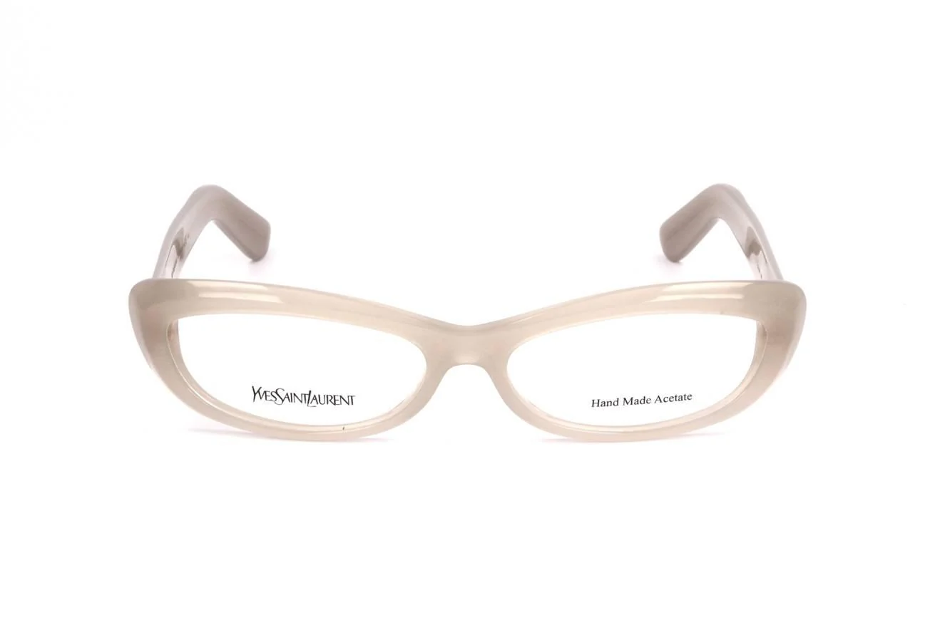 Saint Laurent YSL6342 IWN Eyeglasses Beige 53mm Men 2