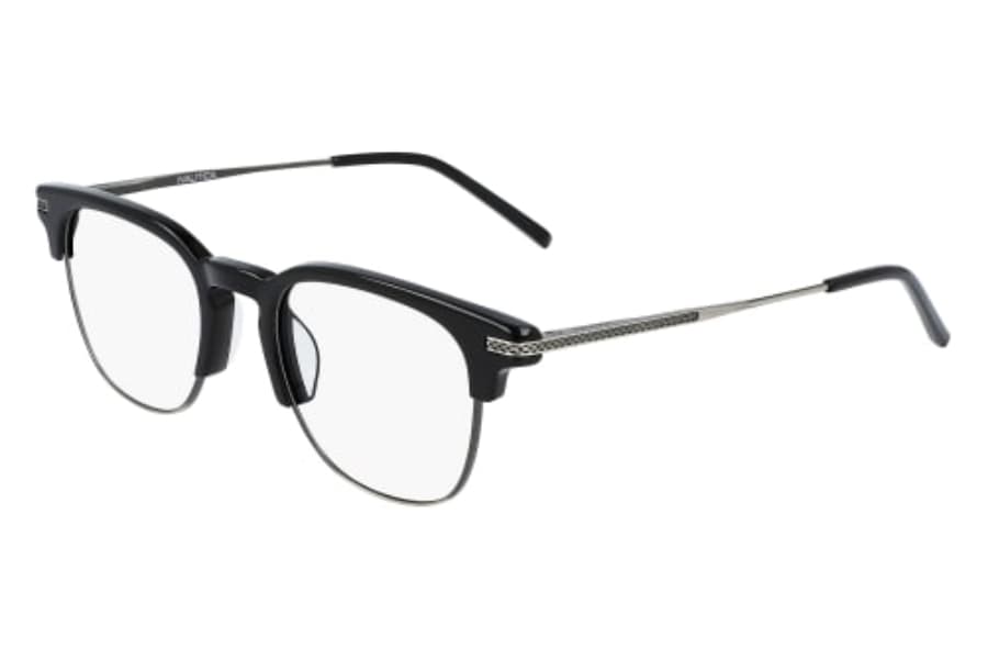 Nautica N8161 001 001 Eyeglasses Black 48mm Men
