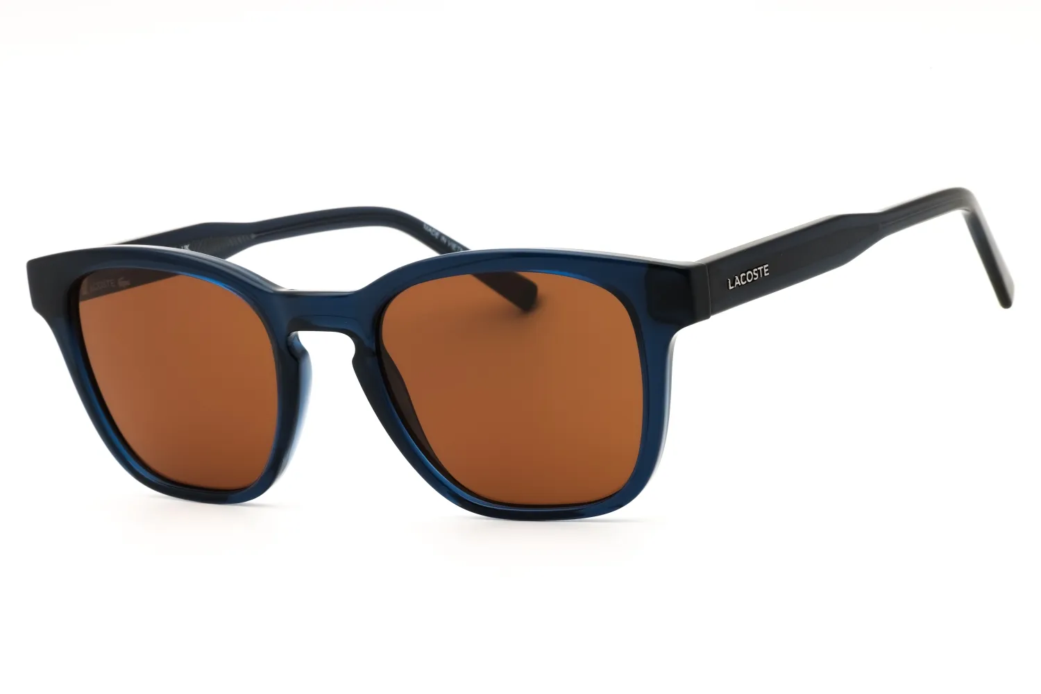 Lacoste L6026SN 410 Sunglasses Transparent Blue 51mm Men