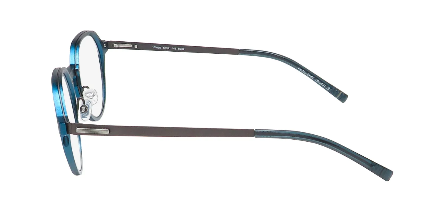 Morel Oga 10202o bg02 Eyeglasses Blue 50mm 4
