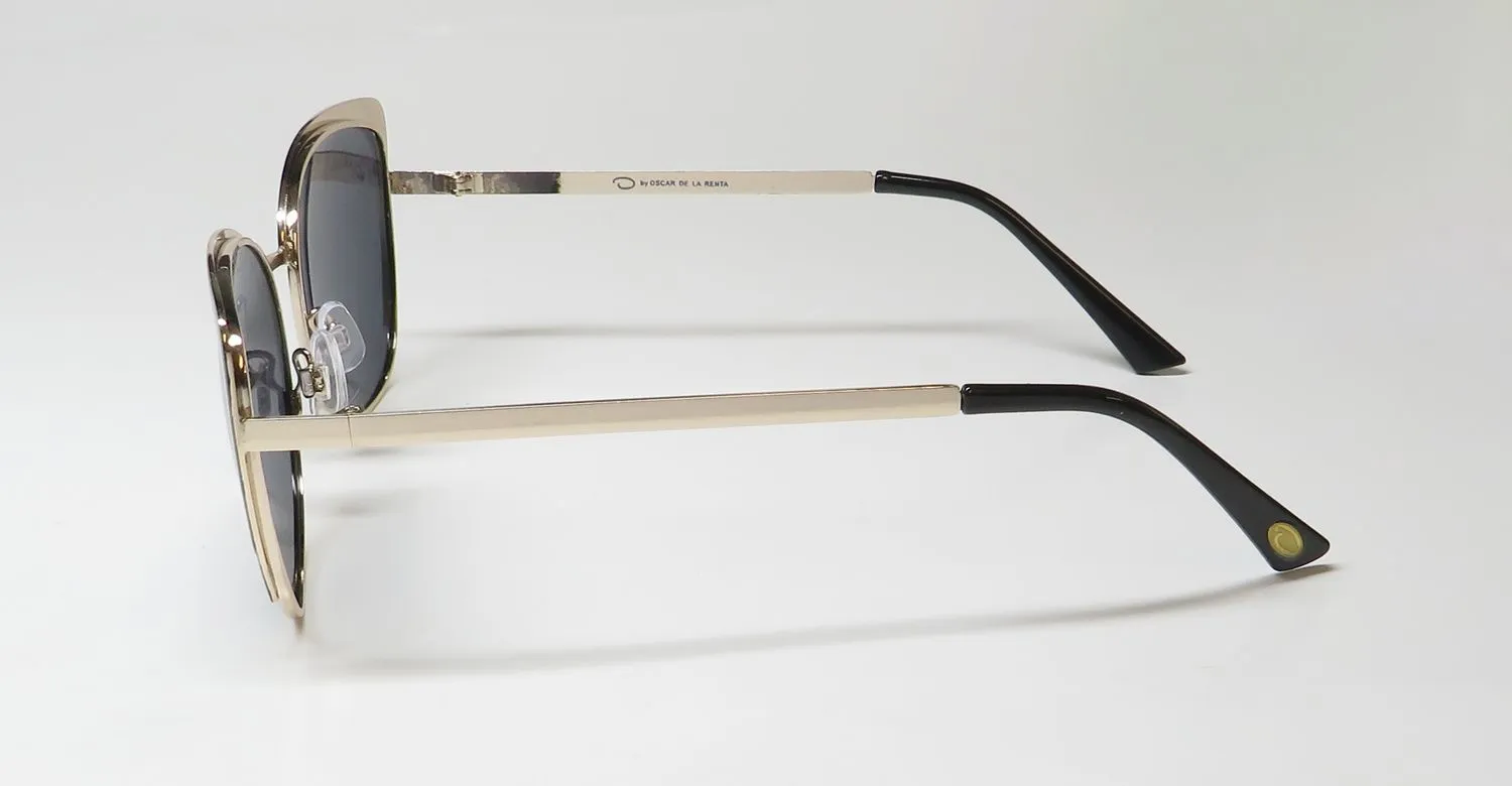 Oscar de la Renta Oscar 3077 701 Sunglasses Gold 56mm 4