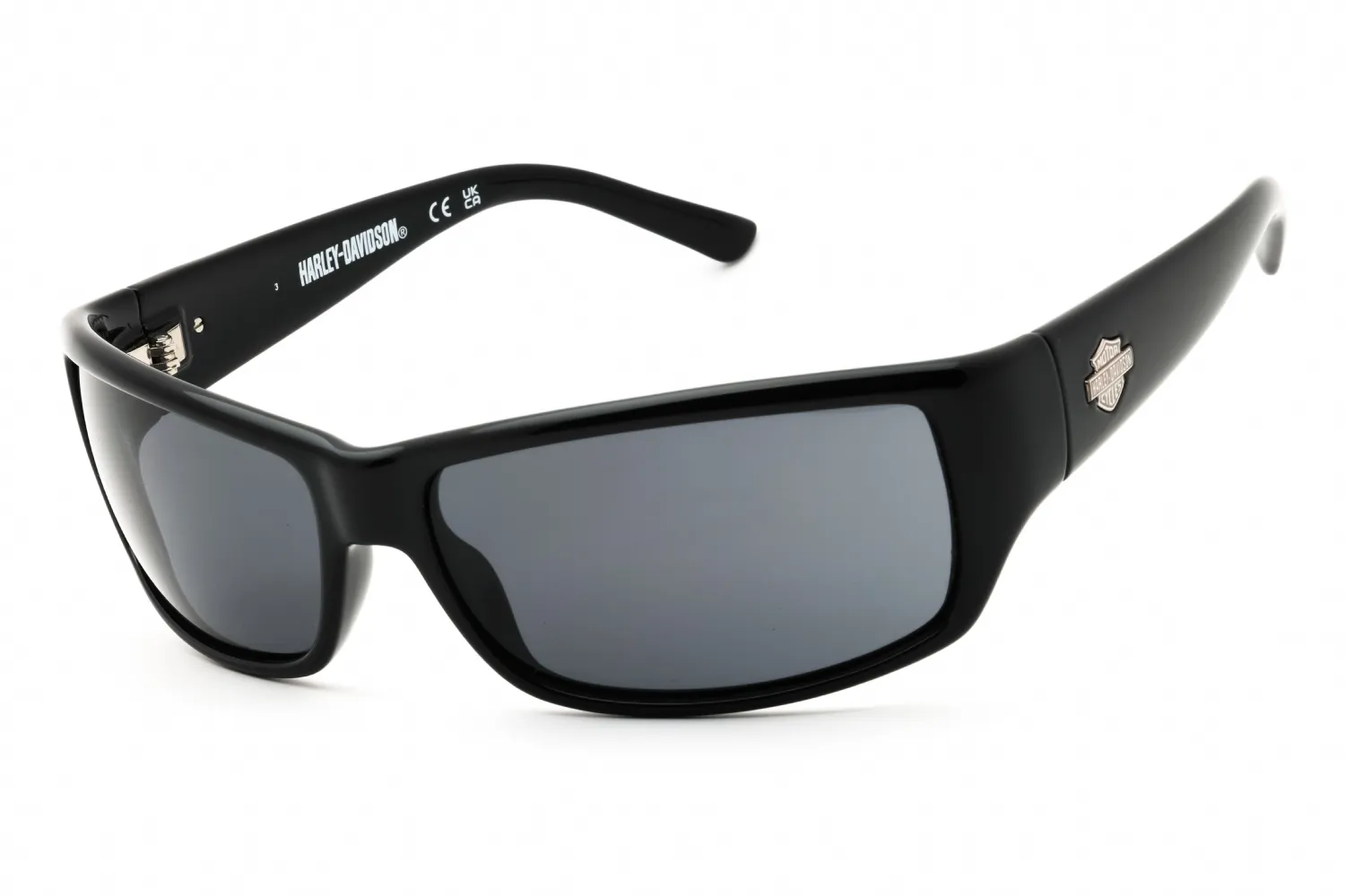 Harley Davidson HD0860X C33 Sunglasses Shiny Black 62mm Men