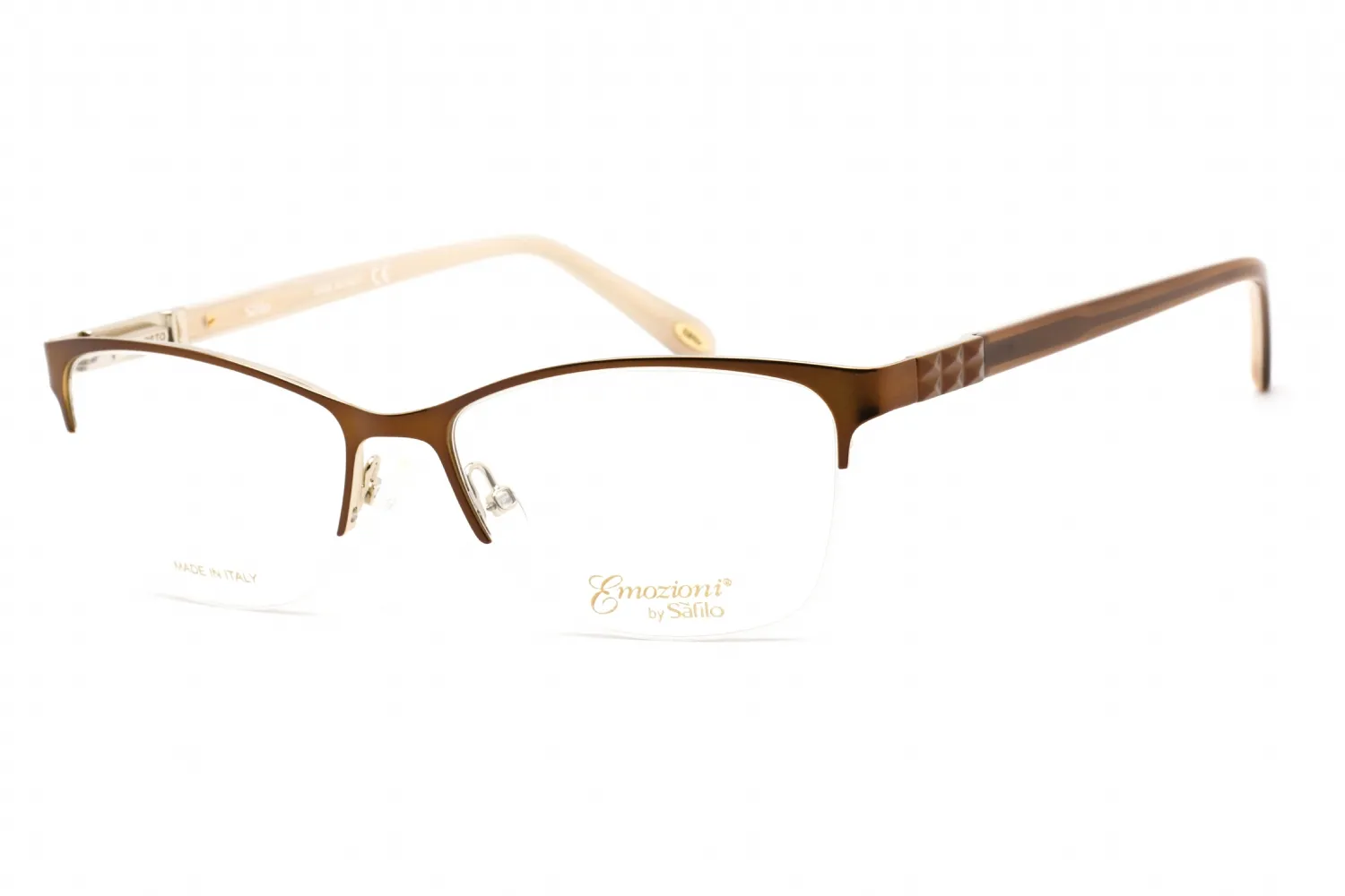 Emozioni 4379 0FG4 00 Eyeglasses Brown Gold 53mm Women