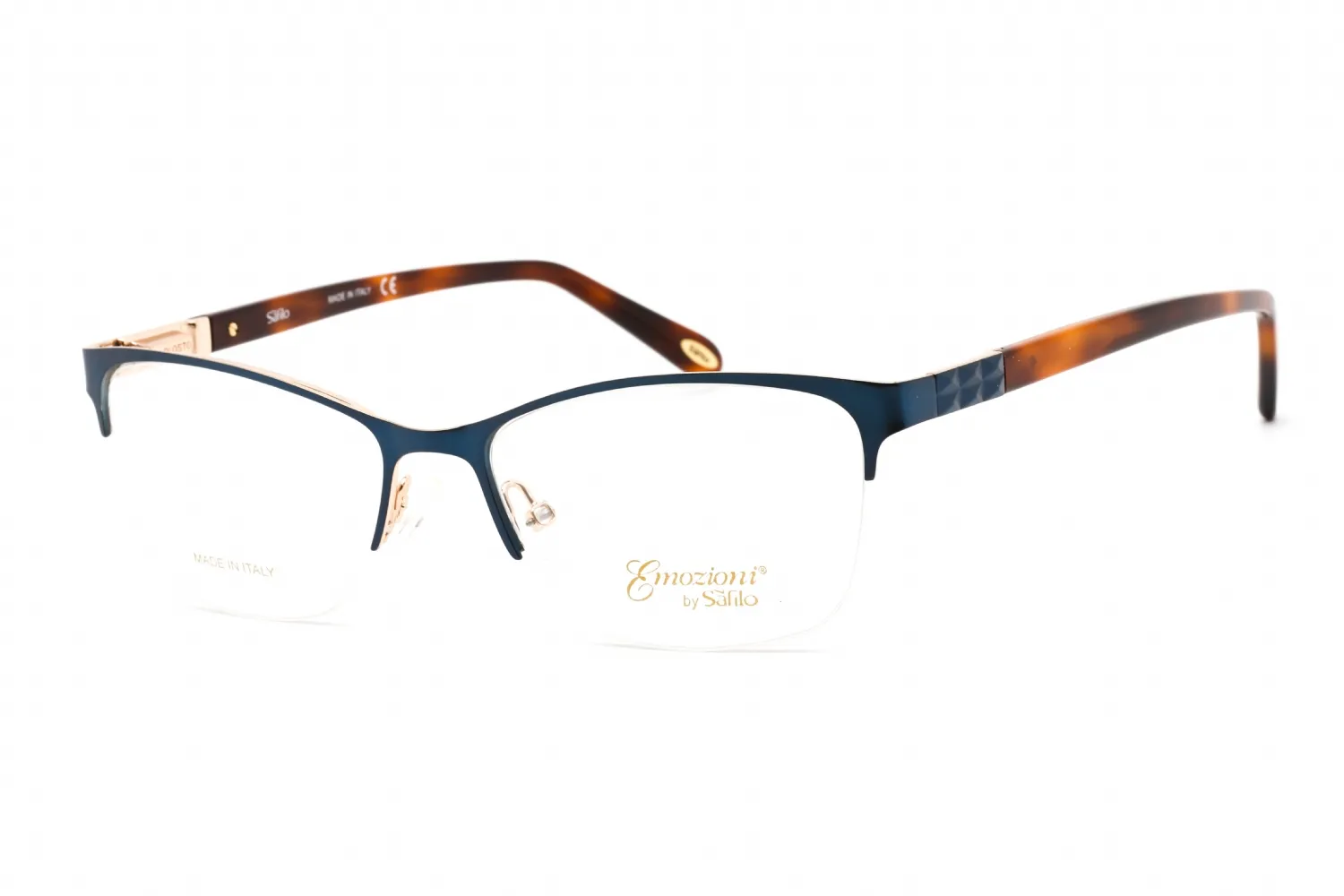 Emozioni 4379 0KY2 00 Eyeglasses Blue Gold 53mm Women