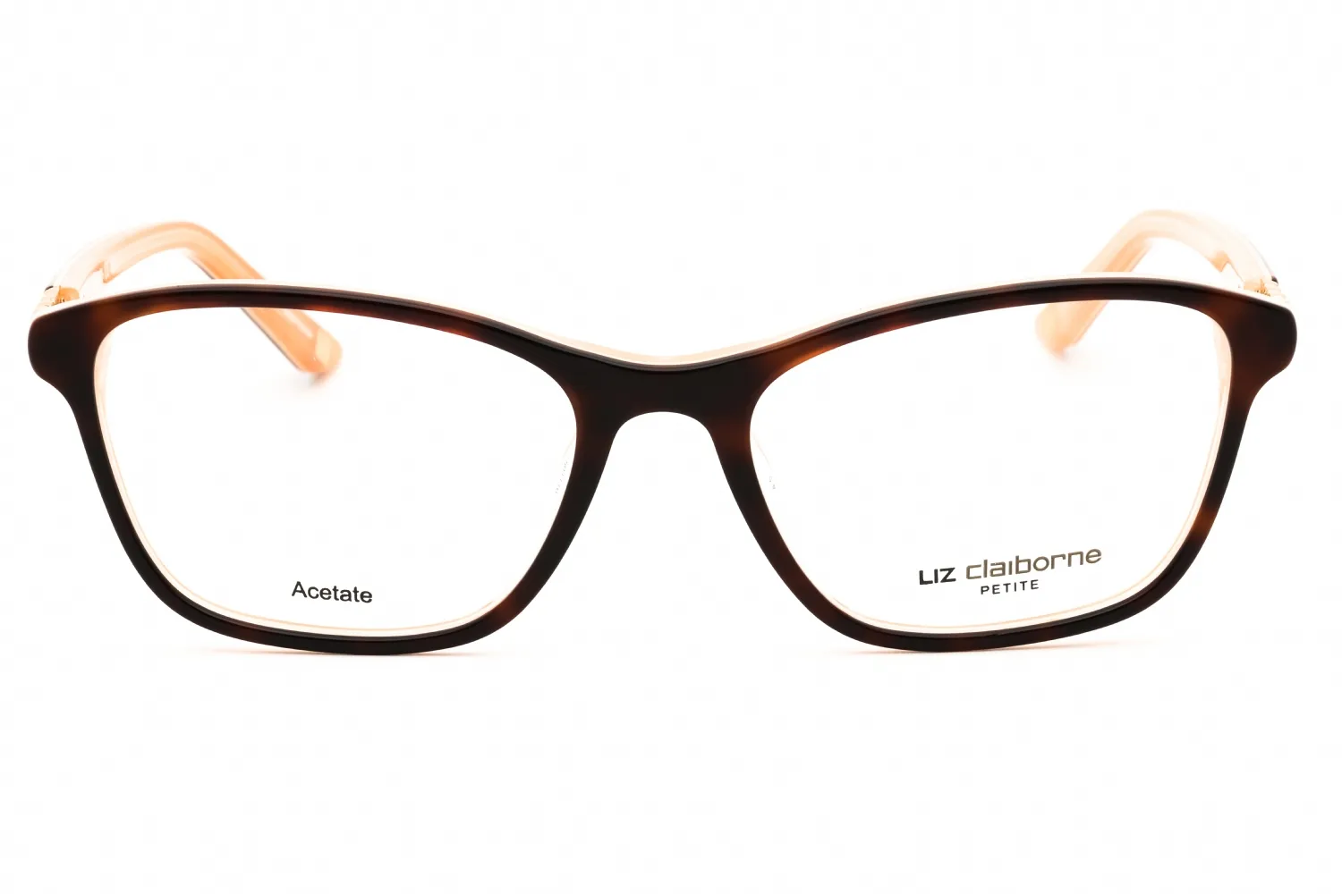 Liz Claiborne L 443 0HMV 00 Eyeglasses Havana Peach 50mm Women 2