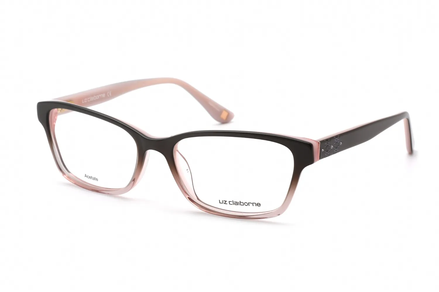 Liz Claiborne L 640 0HAQ 00 Eyeglasses Grey Pink 55mm Women