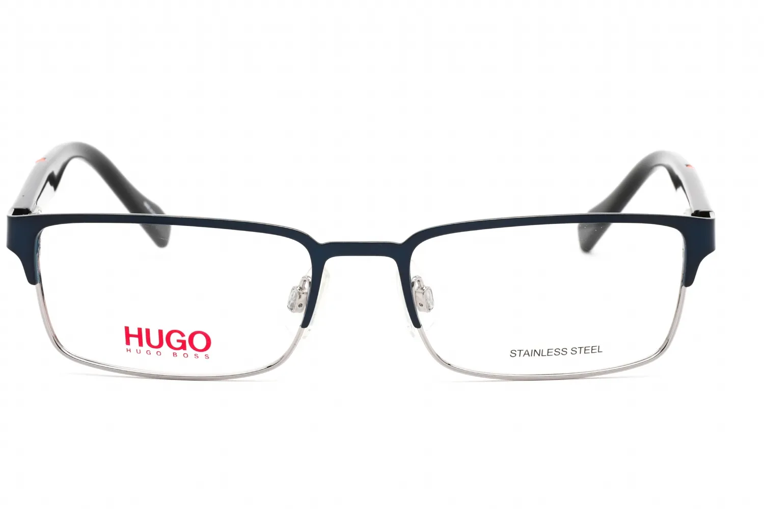 Hugo HG 0136 0KU0 00 Eyeglasses Blue Ruthenium 53mm Men 2