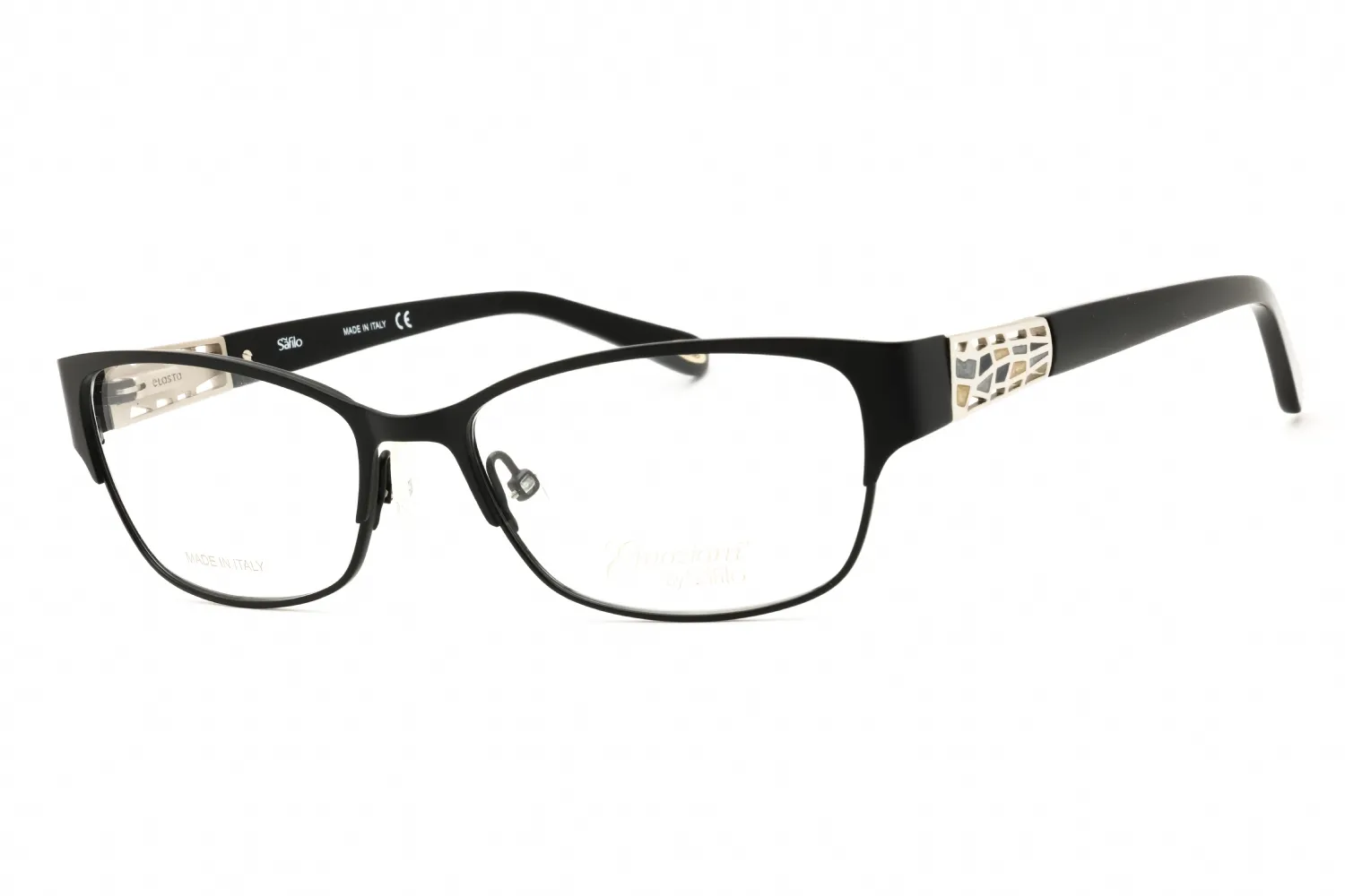 Emozioni EM 4387 0003 00 Eyeglasses Mtt Black 53mm Women
