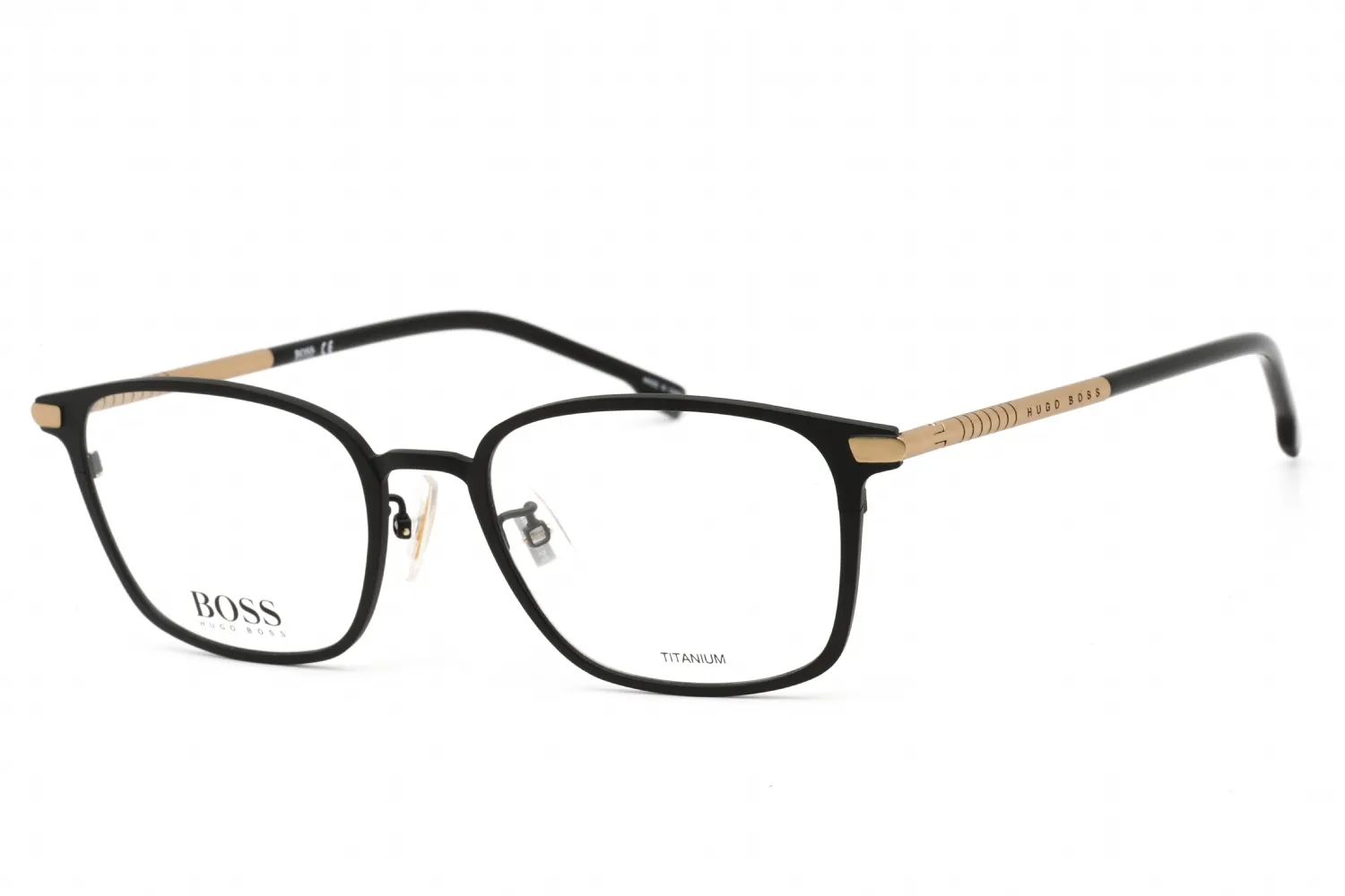 HUGO BOSS BOSS 1071/F 0I46 00 Eyeglasses Black Gold 53mm Men