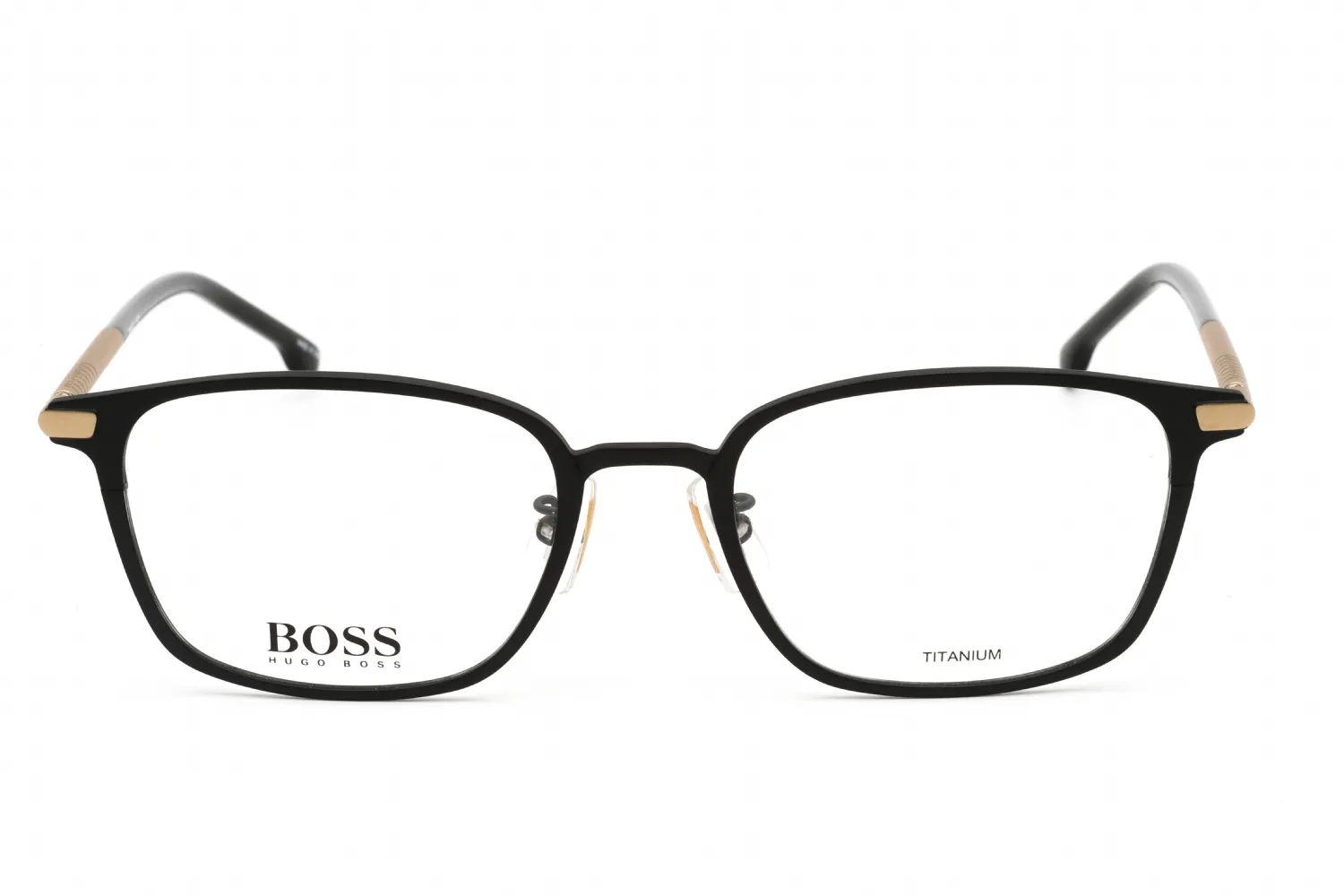 HUGO BOSS BOSS 1071/F 0I46 00 Eyeglasses Black Gold 53mm Men 2