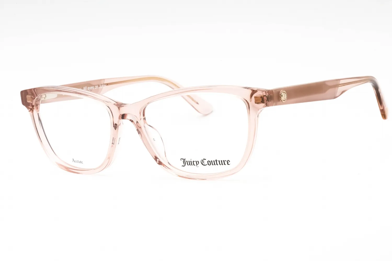Juicy Couture JU 187 08XO 00 Eyeglasses Pink Crystal 53mm Women