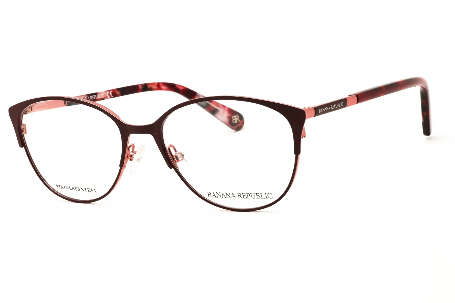Banana Republic RAYNA 0T5 00 Eyeglasses Burgundy Pink 54mm Women