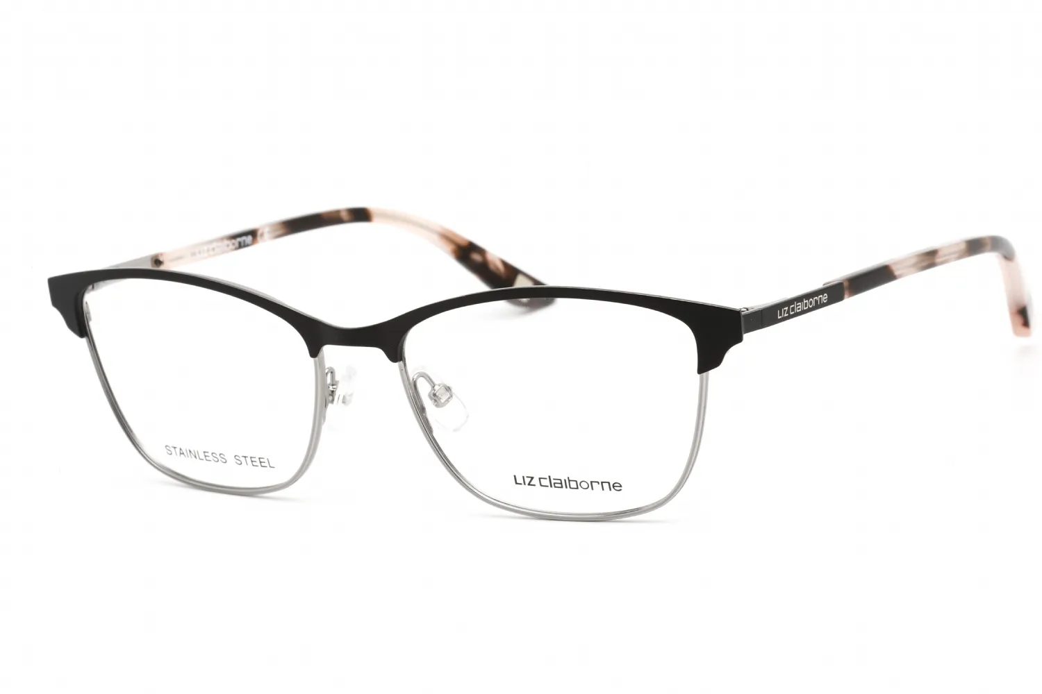 Liz Claiborne L649 0284 00 Eyeglasses Black Ruthenium 52mm Women