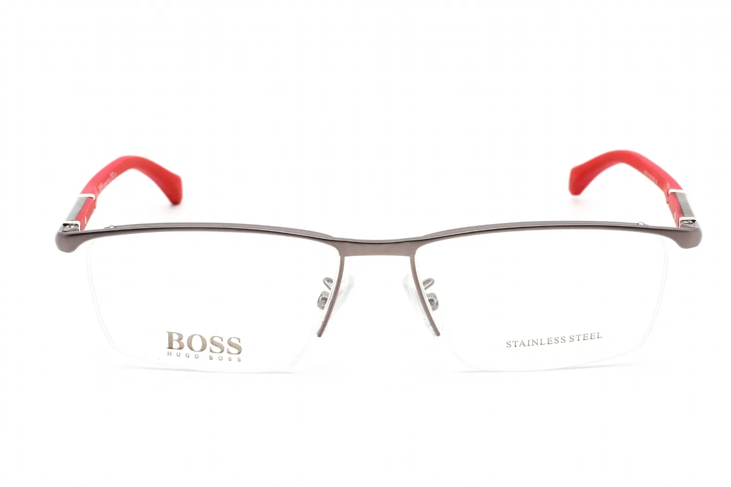 HUGO BOSS BOSS 1104/F 0R80 00 Eyeglasses Matte Ruthenium 55mm Unisex 2