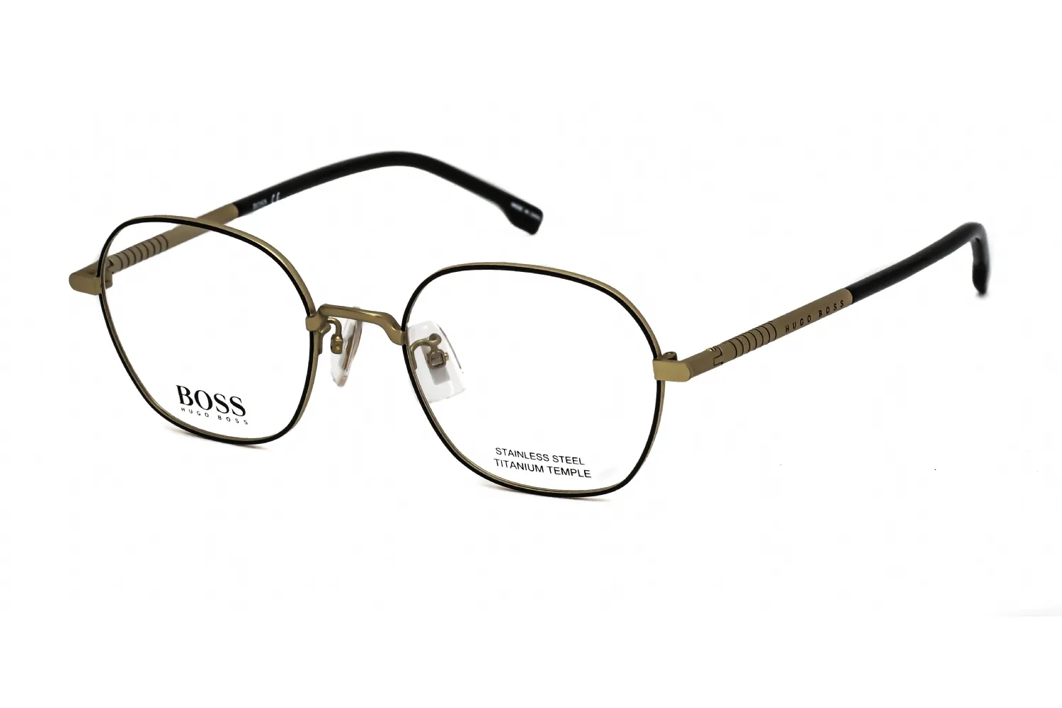 HUGO BOSS 1109/F 0NZ 00 Eyeglasses Gold Black 51mm Men