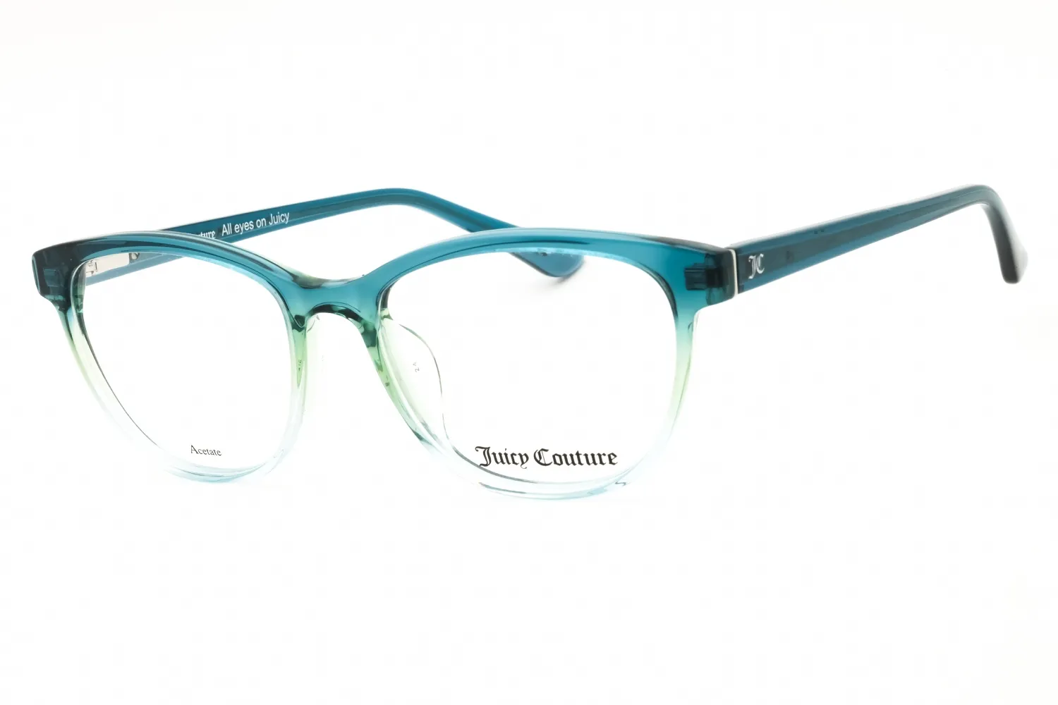 Juicy Couture JU197 0B7K 00 Eyeglasses Blue Teal 51mm Women