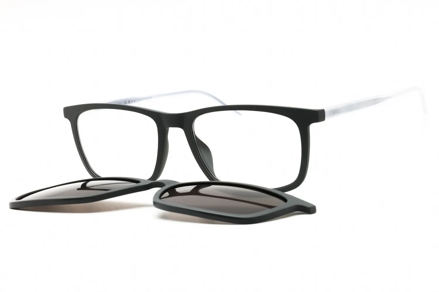 HUGO BOSS BOSS 1150/CS 0FRE IR Sunglasses Matte Grey 55mm Men