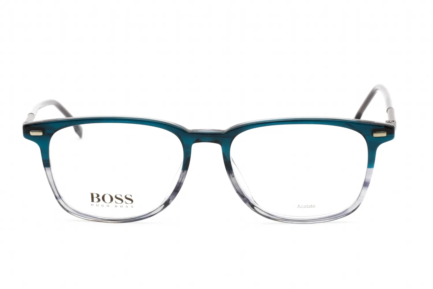 HUGO BOSS BOSS 1124/U 03XJ 00 Eyeglasses Blue Grey Horn 53mm Men 2