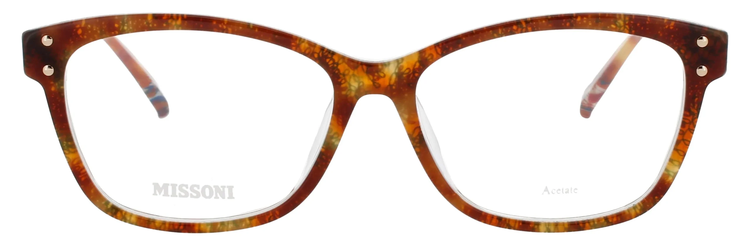 Missoni MIS-0006 2NL Eyeglasses Havana Pattern Green 53mm Women 2