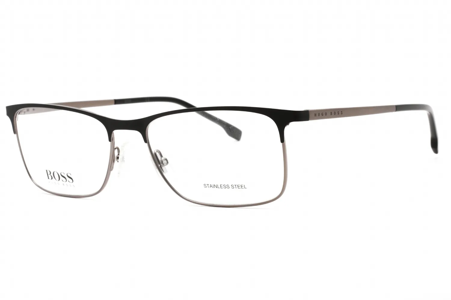 HUGO BOSS BOSS 1186 0RZZ 00 Eyeglasses Matte Black Dark Ruthenium 58mm Men