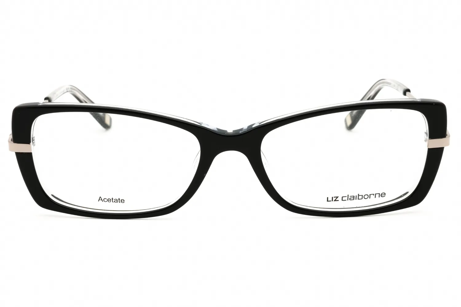 Liz Claiborne L 659 07C5 00 Eyeglasses Shiny Black 53mm Women 2