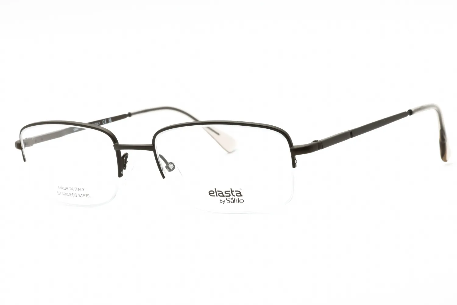 Elasta E 7244 IS7 00 Eyeglasses Antique Brown 56mm Men