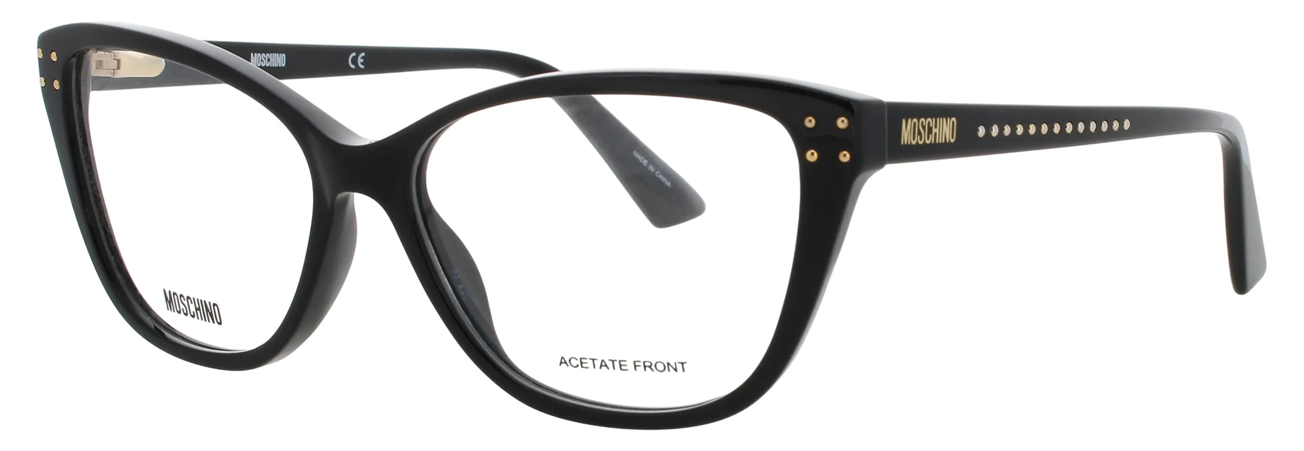 Moschino MOS583 807 Eyeglasses Black 54mm Women