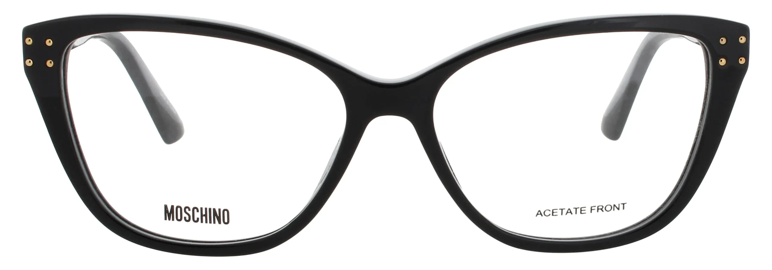 Moschino MOS583 807 Eyeglasses Black 54mm Women 2