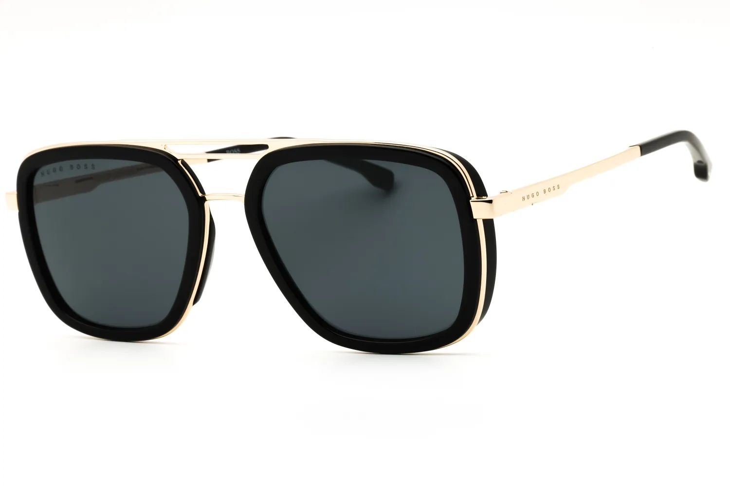 HUGO BOSS BOSS 1235/S 0807 IR Sunglasses Black 55mm Men