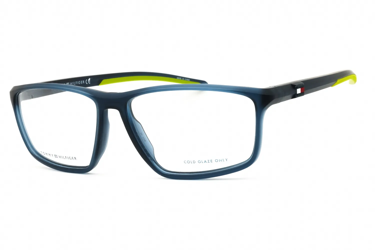 Tommy Hilfiger TH 1834 0FLL 00 Eyeglasses Mtt Blue M 58mm Unisex